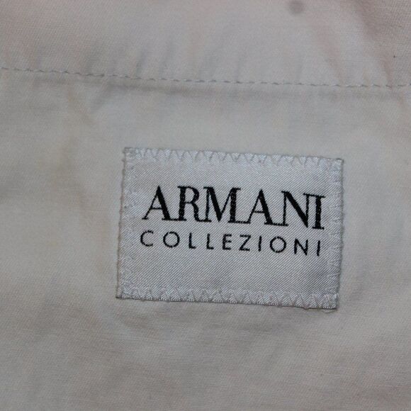 Armani Collezioni nude Button-Down Casual Jacket women size Large - Picture 6 of 6